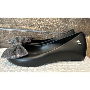 Mini Melissa Ultragirl Sweet Flat II Black Size 1